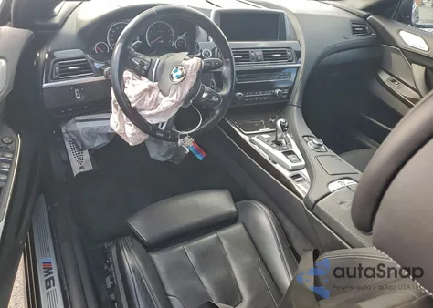 2013 BMW M6 z USA, uszkodzony, nr VIN WBSLZ9C58DDZ78106